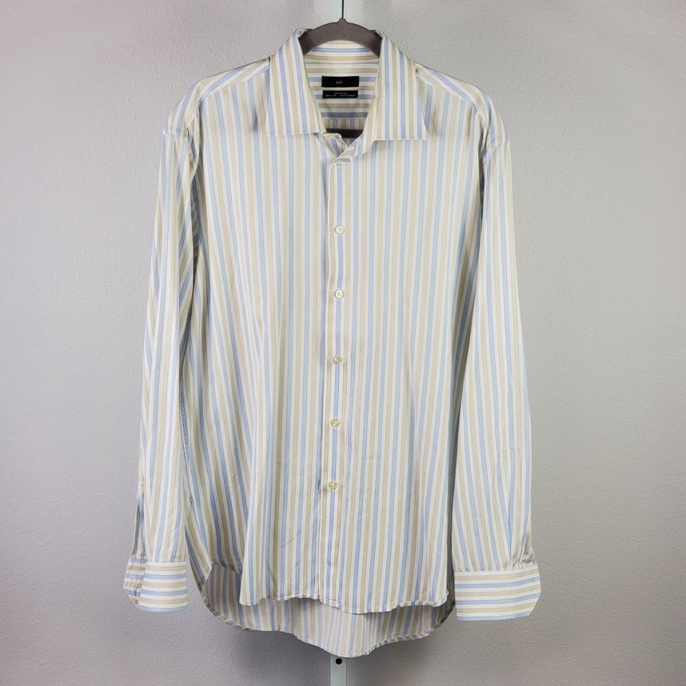 ZARA premium quality textured weave shirt Sz 18